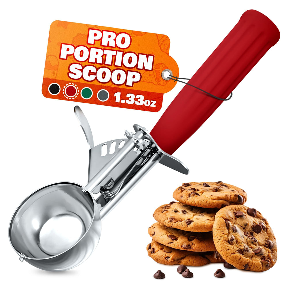 #24 Stainless Steel Cookie and Ice Cream Scoop, 1.33 oz