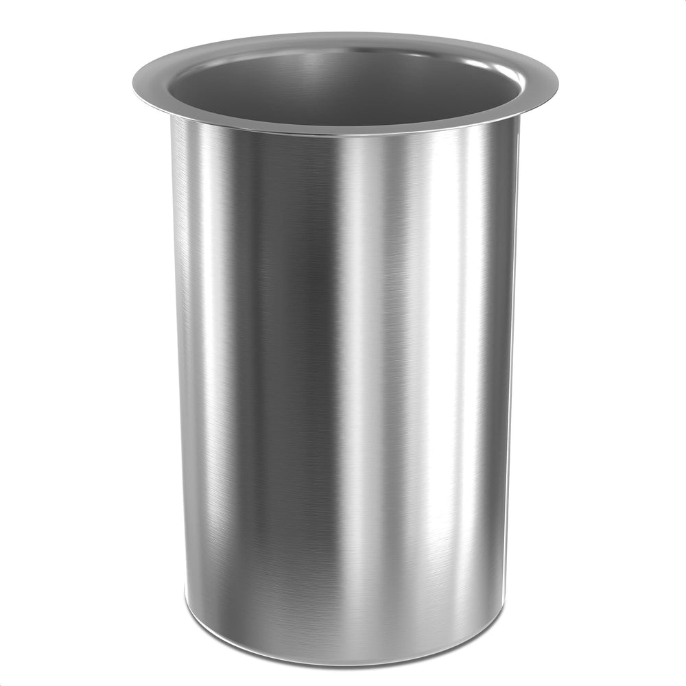 Sink-Insert Style Stainless Steel Utensil Crock for Countertops