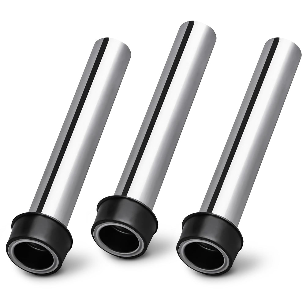 Bar Sink Overflow Stopper Tubes, 1.75 In, 3 Pack