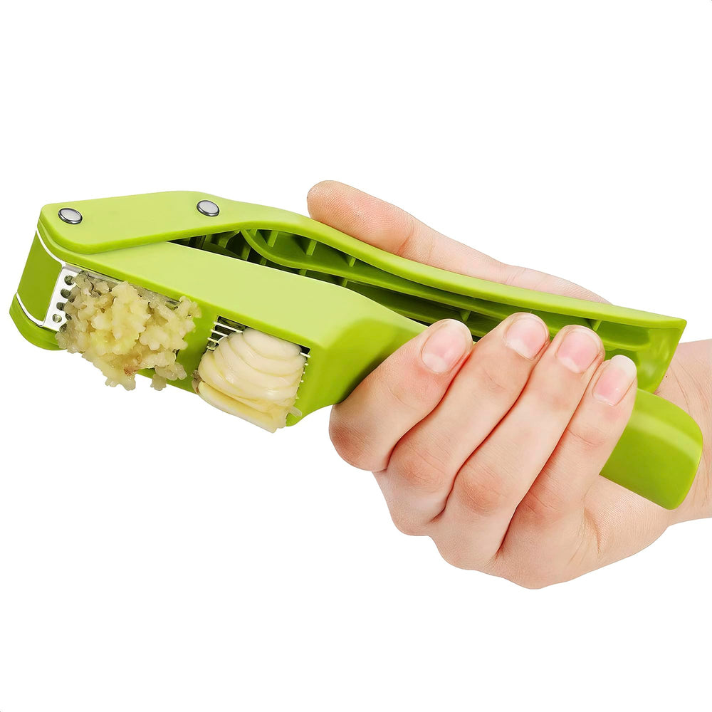 Garlic Slicer and Press Combo, Stainless Steel Blades