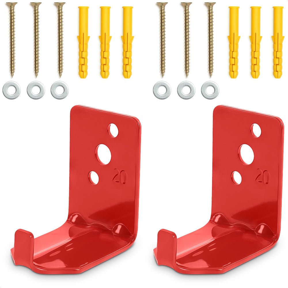 Fire Extinguisher Wall Brackets 2 Pack, Rated to 20 lb