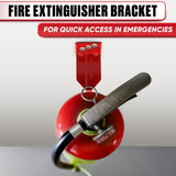 Fire Extinguisher Wall Brackets 2 Pack, Rated to 20 lb