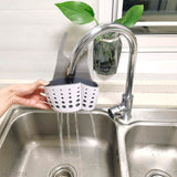 Over-Faucet Silicone Sponge Holder, Adjustable Sink Caddy