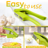 Garlic Slicer and Press Combo, Stainless Steel Blades