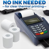 Thermal Calculator Paper, 3 Rolls, 2 1/4 In Wide x 85 Ft