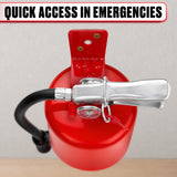 Fire Extinguisher Wall Hooks for 2.5-5 Lb Units, 4 Pack