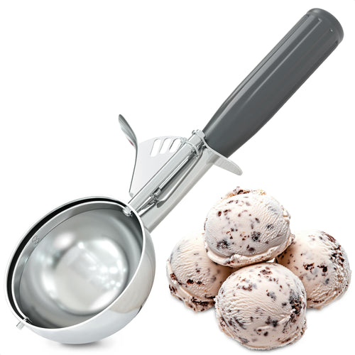 4 Oz Trigger Ice Cream Scoop, #8 Stainless Steel