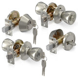 Mobile Home Entry Knob and Deadbolt Lock Set, 2 Pack