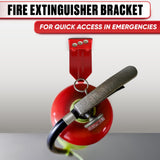 Fire Extinguisher Wall Brackets 16 Pack, Rated to 20 lb