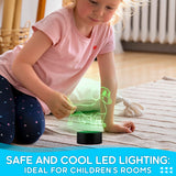 16-Color LED Display Base for Acrylic Inserts, USB or Battery