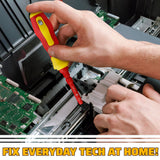 Insulated Screwdriver Set with 14 Interchangeable Tips