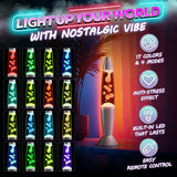 13.5 Inch LED Liquid Motion Lamp, 17 Colors, Remote