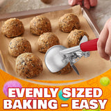 #24 Stainless Steel Cookie and Ice Cream Scoop, 1.33 oz