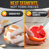 Curved Double Serrated Grapefruit Knife, Stainless Steel