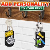 Dad-Themed PVC Shoe Charms, 16 Piece Set for Clogs and Bands