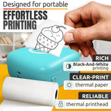 Mini Inkless Thermal Sticker Printer for Phone