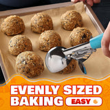 Cookie Scoop Set of 3 with Trigger, Sizes #16, #20, #30
