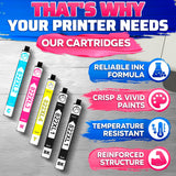 822XL Ink Cartridges, High Capacity, 5 Pack