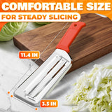 Dual Blade Cabbage Shredder, 11.8 Inch Stainless Steel