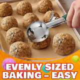 2.67 Oz Trigger Ice Cream Scoop, #12 Stainless Steel