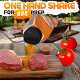 32 Oz Seasoning Shakers with Black Lids, 6 Pack