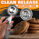 4 Oz Trigger Ice Cream Scoop, #8 Stainless Steel