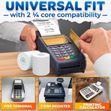 Thermal Calculator Paper, 3 Rolls, 2 1/4 In Wide x 85 Ft