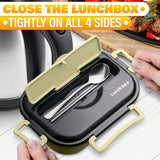 Stainless Steel Bento Lunch Box with Hot-Water Warming Tray