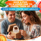 Handmade Crochet Dog with Affirmation Card