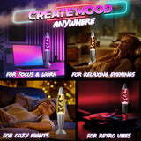 13.5 Inch LED Liquid Motion Lamp, 17 Colors, Remote
