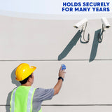 Surveillance Camera Warning Decals, 6 Pack, 3.3 Inch Hexagon
