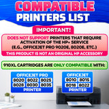 910XL Ink Combo Pack, Black Plus Cyan, Magenta and Yellow