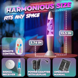 13.5 Inch LED Liquid Motion Lamp, 17 Colors, Remote