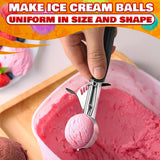 #40 Mini Portion Scoop, 0.8 oz Stainless Steel with Trigger