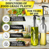 Lockable Syrup Pumps 4 Pack, 12.7 Inch for 750 ml Bottles