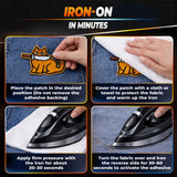 8 Pcs Embroidered Cat Iron-On Patches, 2.52 x 1.76 In