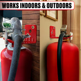Fire Extinguisher Brackets 16 Pack, Heavy Duty Red Steel, 20 lb
