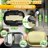 Stainless Steel Bento Lunch Box with Hot-Water Warming Tray