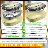 Stainless Steel Bento Lunch Box with Hot-Water Warming Tray