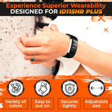 Silicone Bands for ID115Plus HR, 2 Pack Black