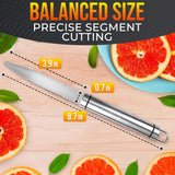 Curved Double Serrated Grapefruit Knife, Stainless Steel