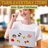 150 Cute Animal Vinyl Stickers for Water Bottles and Laptops