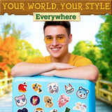 150 Cute Animal Vinyl Stickers for Water Bottles and Laptops