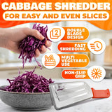 Dual Blade Cabbage Shredder, 11.8 Inch Stainless Steel