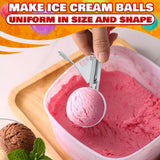 #24 Stainless Steel Cookie and Ice Cream Scoop, 1.33 oz