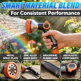 Hose Nozzle Car Wash Sprayer with 3.5 oz Foam Control Tank, Orange